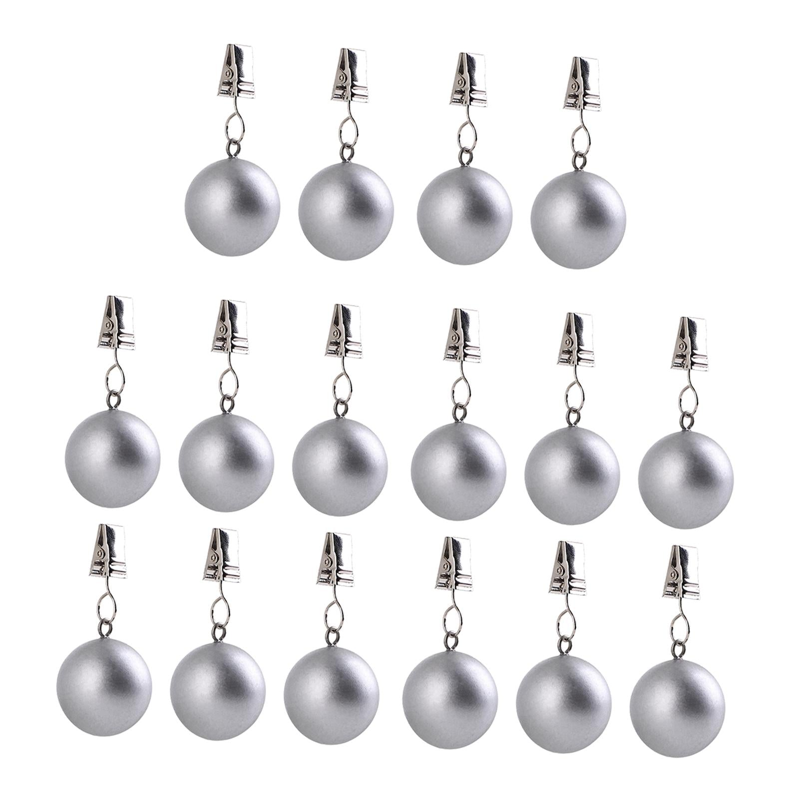 Tablecloth Weights Decoration Hangers for Shower Curtains Table Cloth Dinner 16pcs