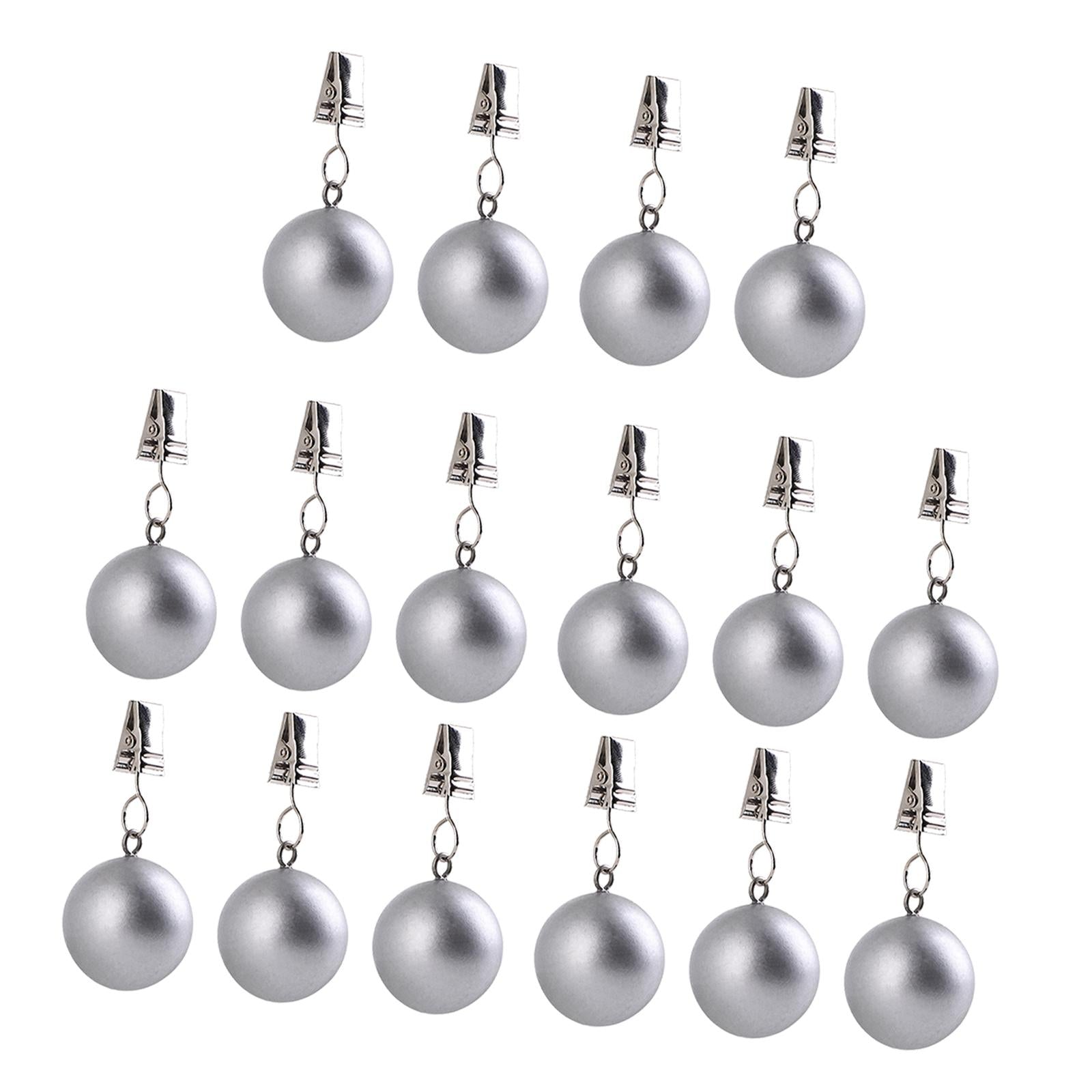 Tablecloth Weights Decoration Hangers for Shower Curtains Table Cloth Dinner 16pcs