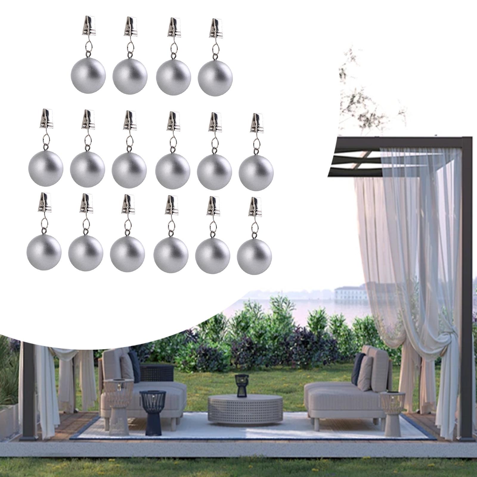 Tablecloth Weights Decoration Hangers for Shower Curtains Table Cloth Dinner 16pcs