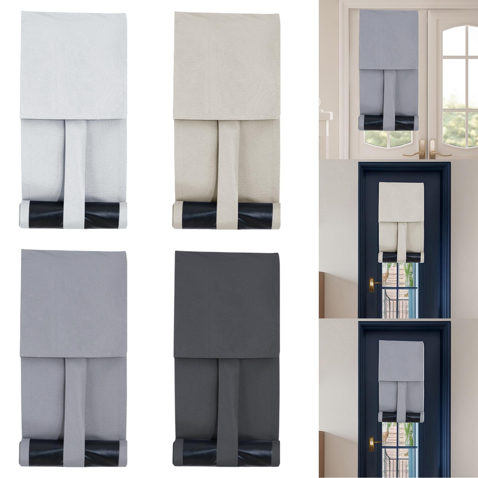 Door Window Shade Curtain 25x77cm Lightweight Premium Replace Covering Drape White
