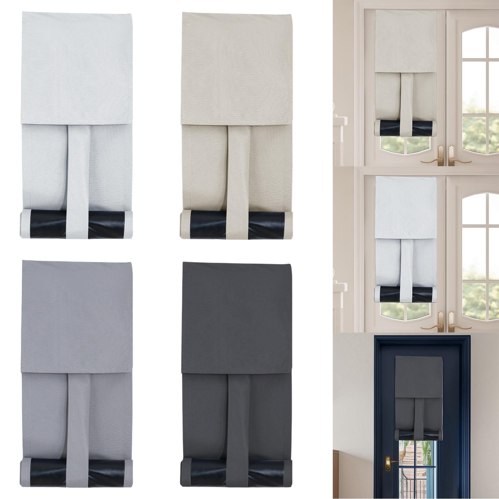 Door Window Shade Curtain 25x77cm Lightweight Premium Replace Covering Drape White