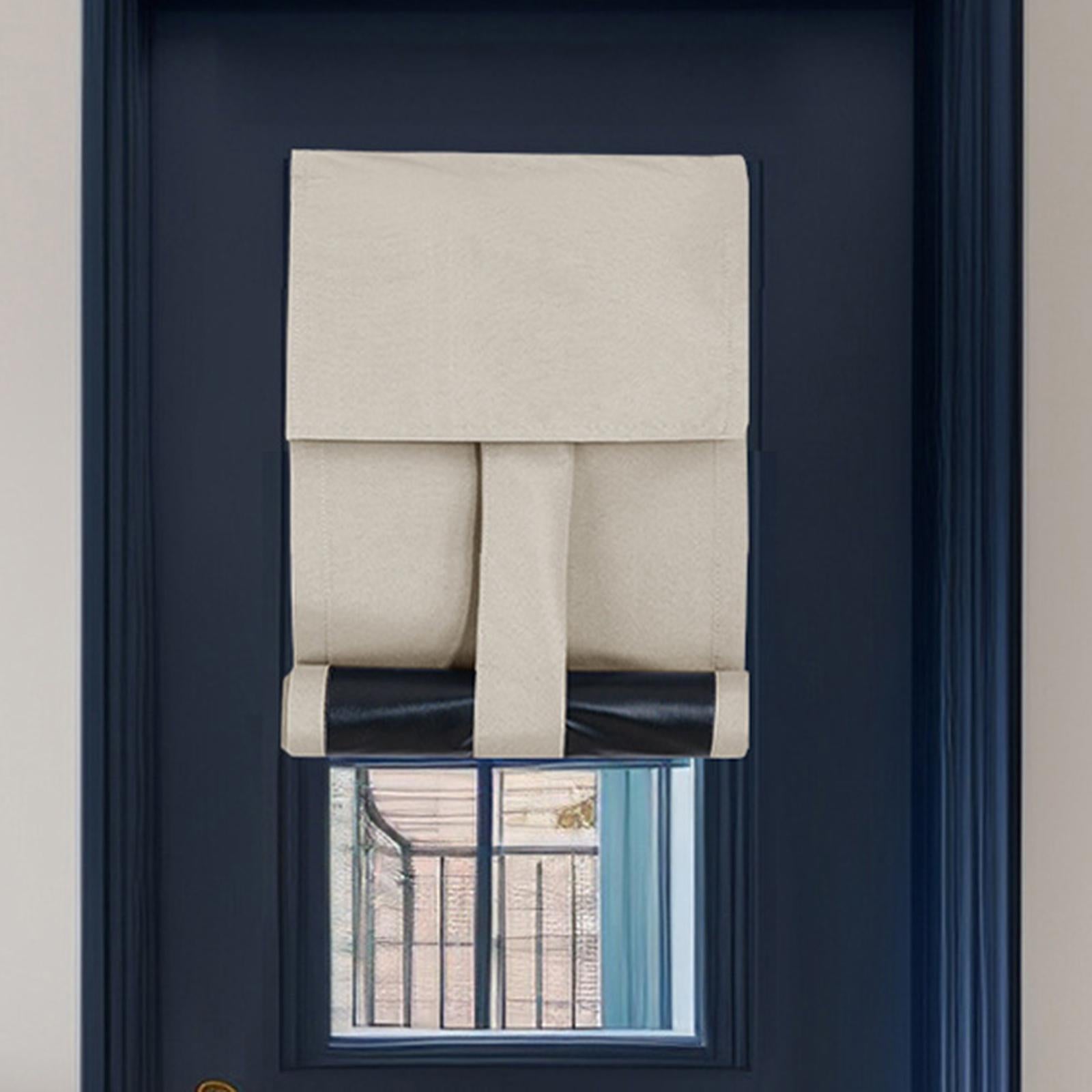 Door Window Shade Curtain 25x77cm Lightweight Premium Replace Covering Drape Beige