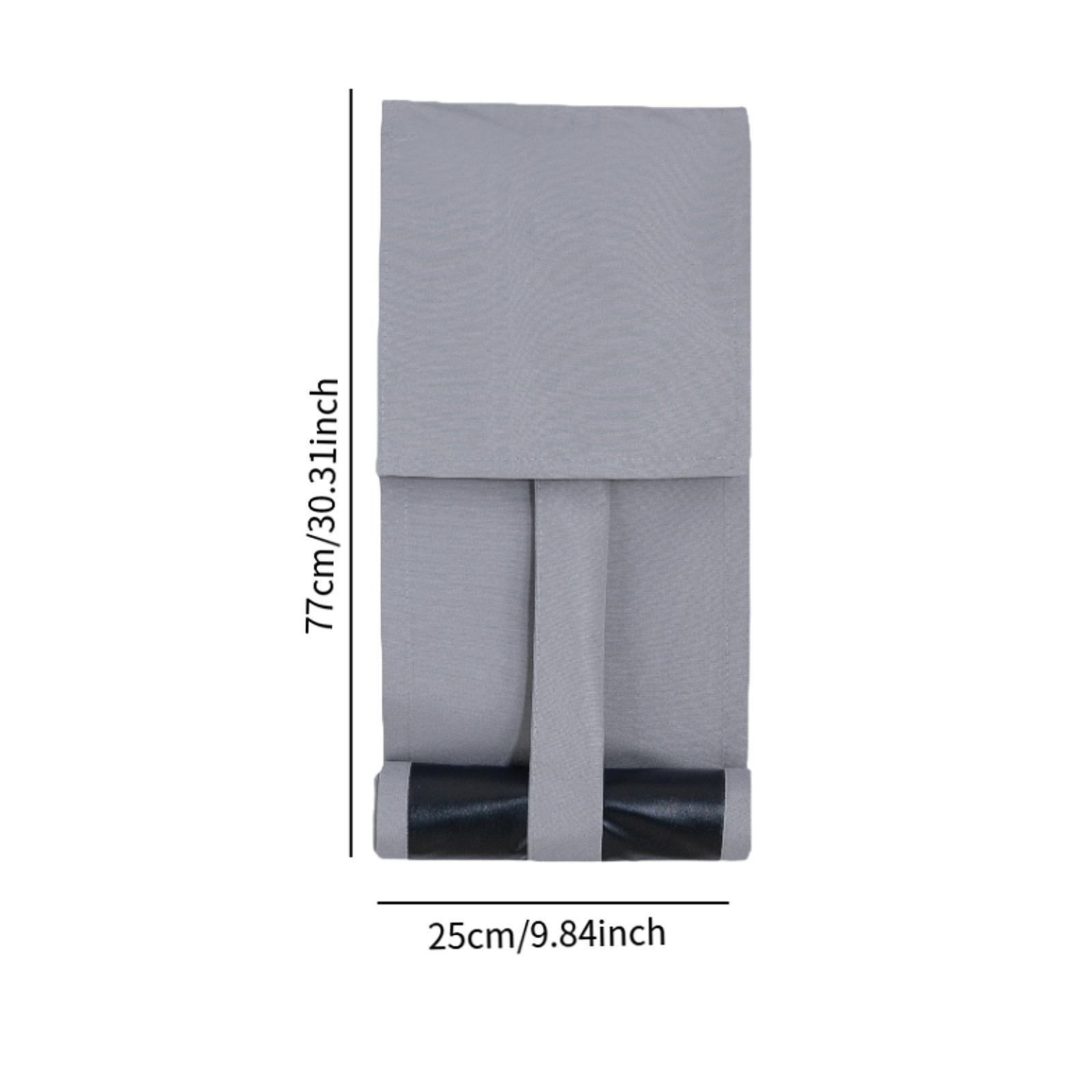 Door Window Shade Curtain 25x77cm Lightweight Premium Replace Covering Drape Light Grey