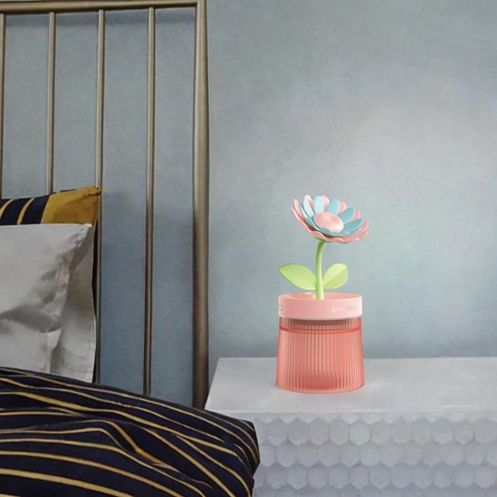 Mini Air Humidifier USB Essential Oil Diffuser for NightStand Bedroom Beside Pink
