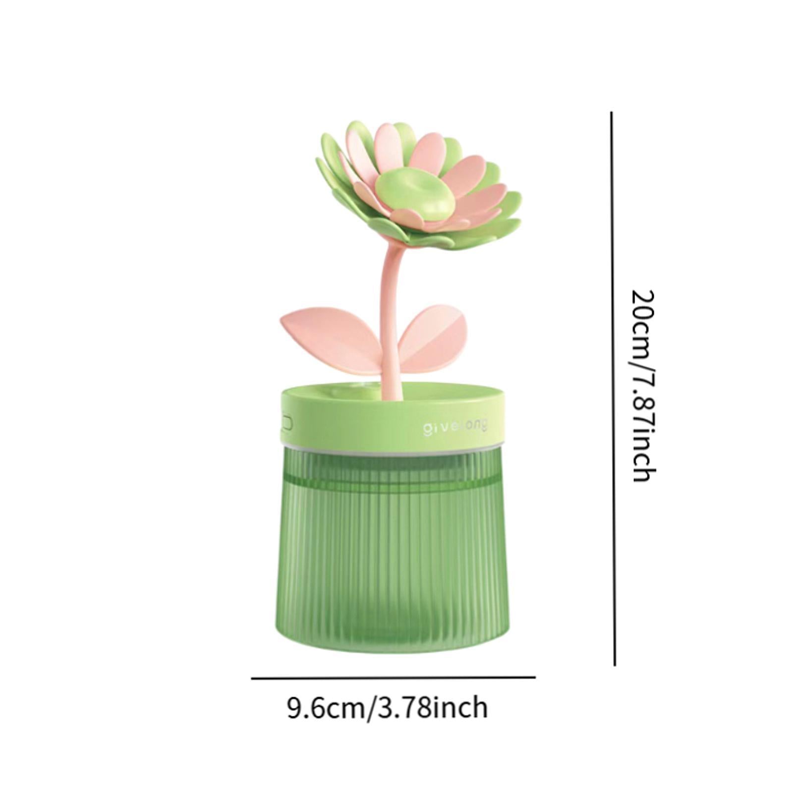 Mini Air Humidifier USB Essential Oil Diffuser for NightStand Bedroom Beside Green