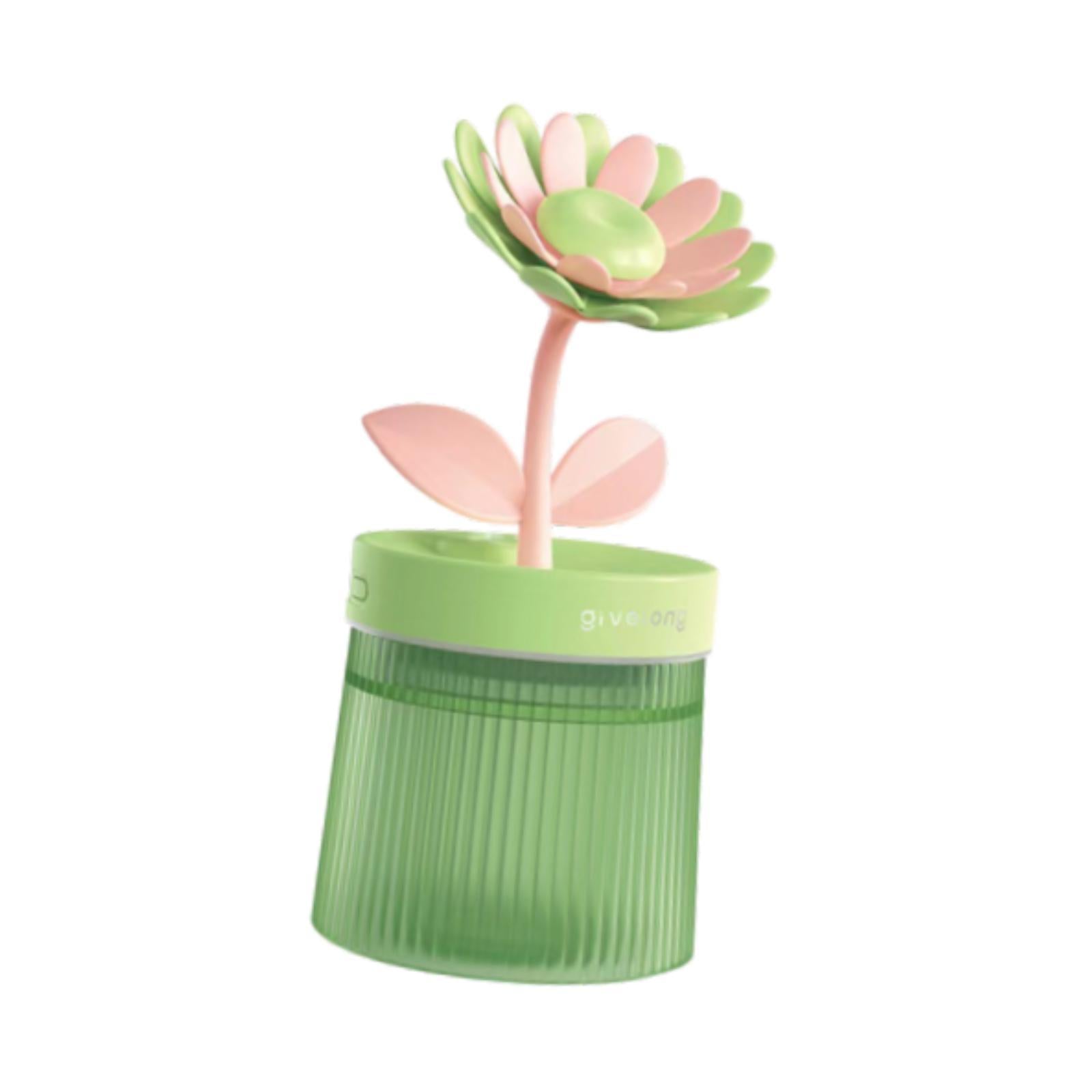 Mini Air Humidifier USB Essential Oil Diffuser for NightStand Bedroom Beside Green