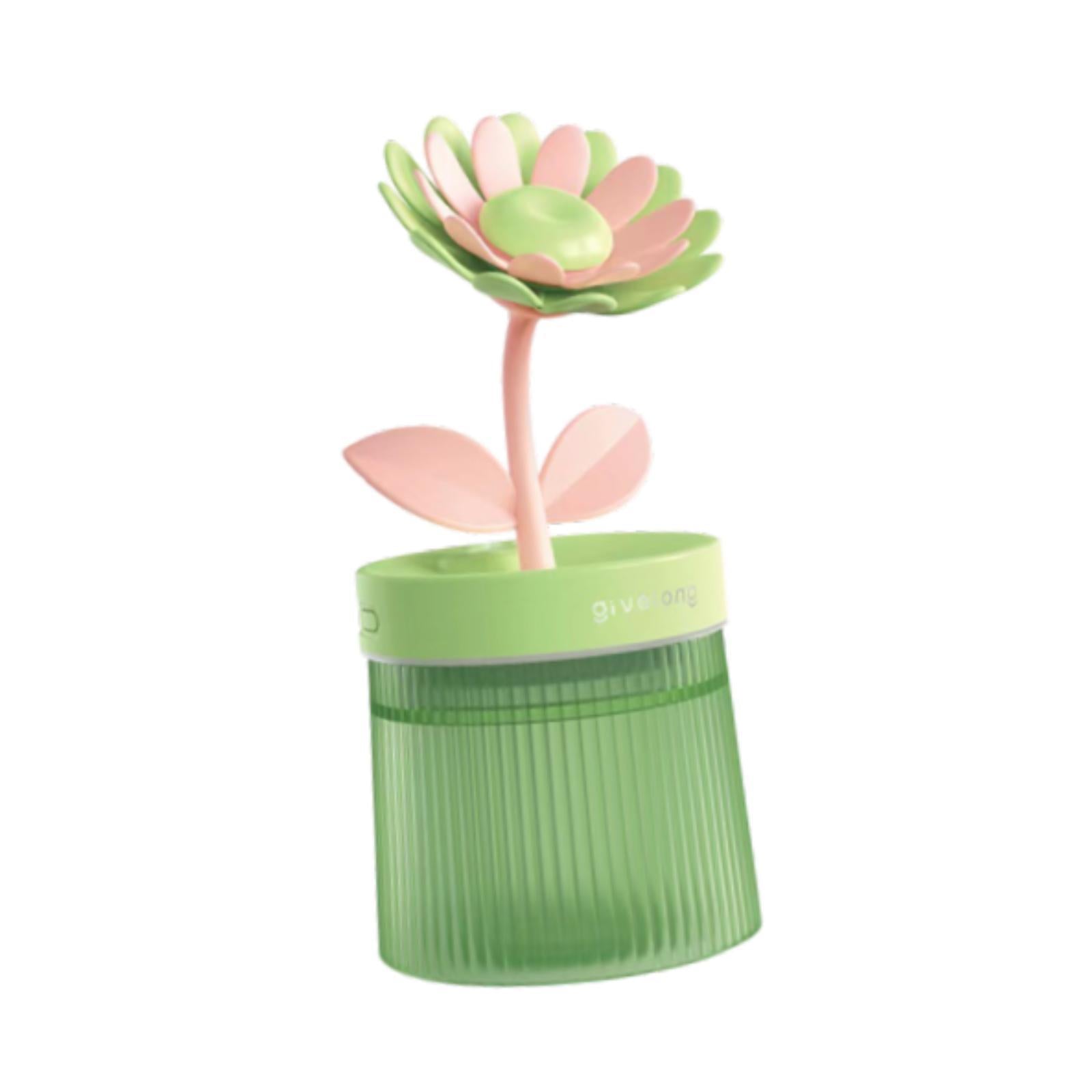 Mini Air Humidifier USB Essential Oil Diffuser for NightStand Bedroom Beside Green