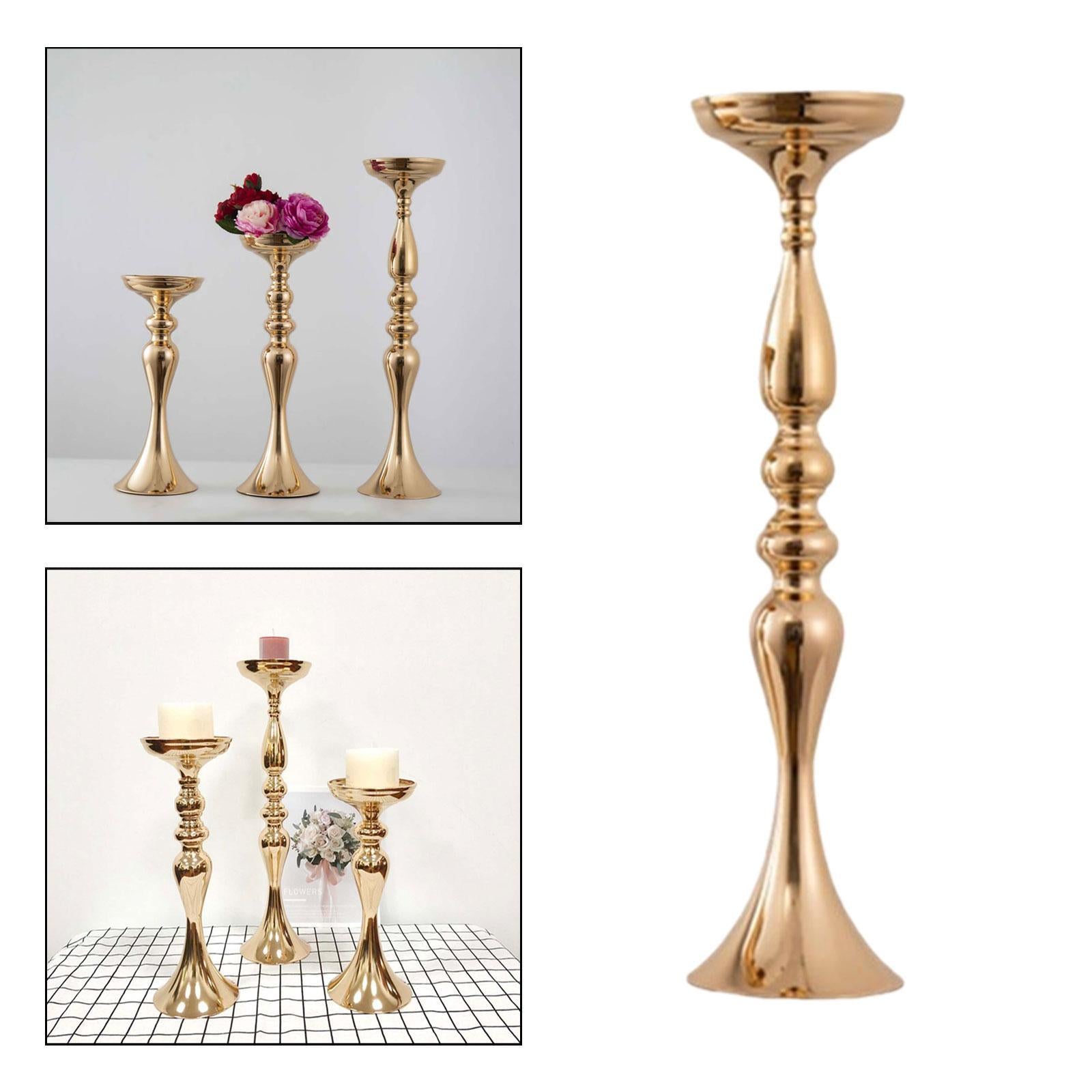 Wedding Flower Stand Pillar Candle Holder for Home Decor Ceremony Restaurant 12.5 cmx51 cm