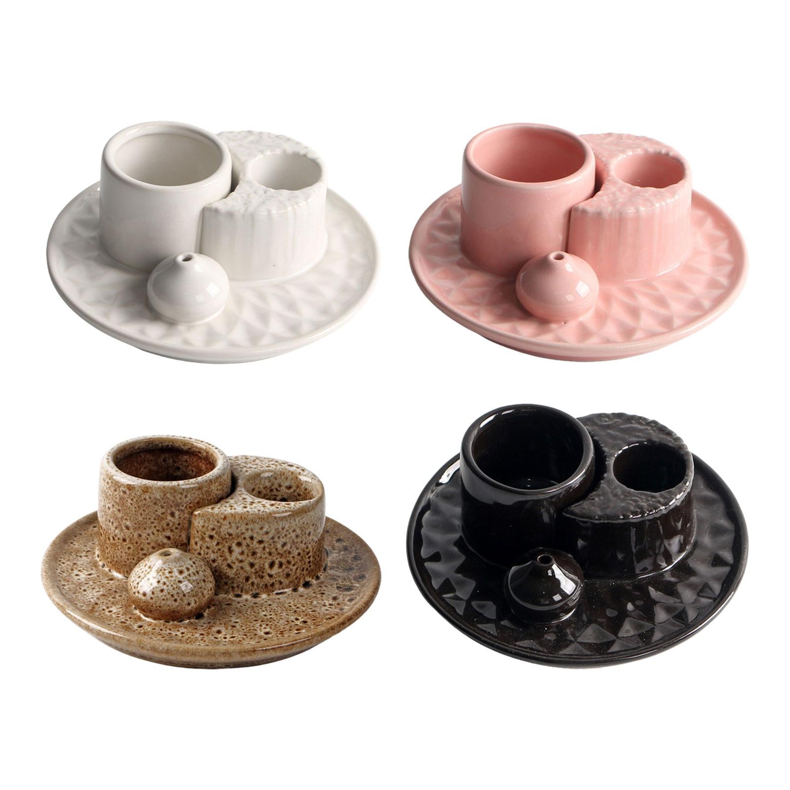 Incense Holder Portable Gift Incense Stick Holder for Desk Study Room Office White