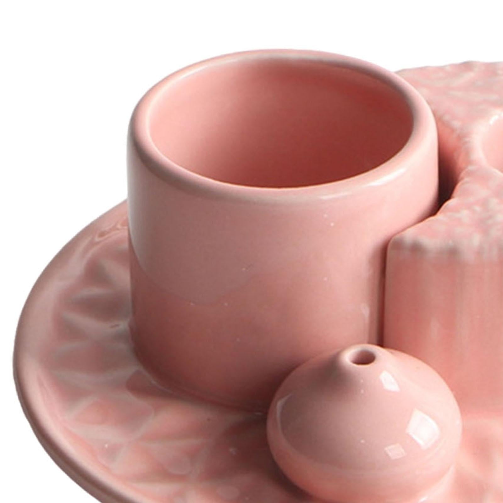 Incense Holder Portable Gift Incense Stick Holder for Desk Study Room Office Pink