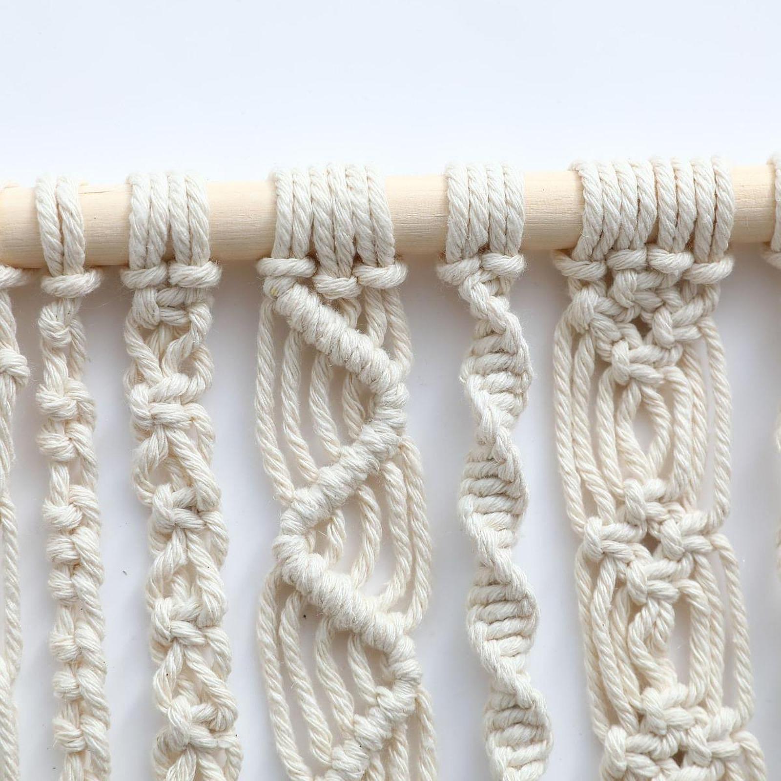 Macrame Bow Holder for Girls Hair Bows Woven Ornament Bow Organizer Tapestry