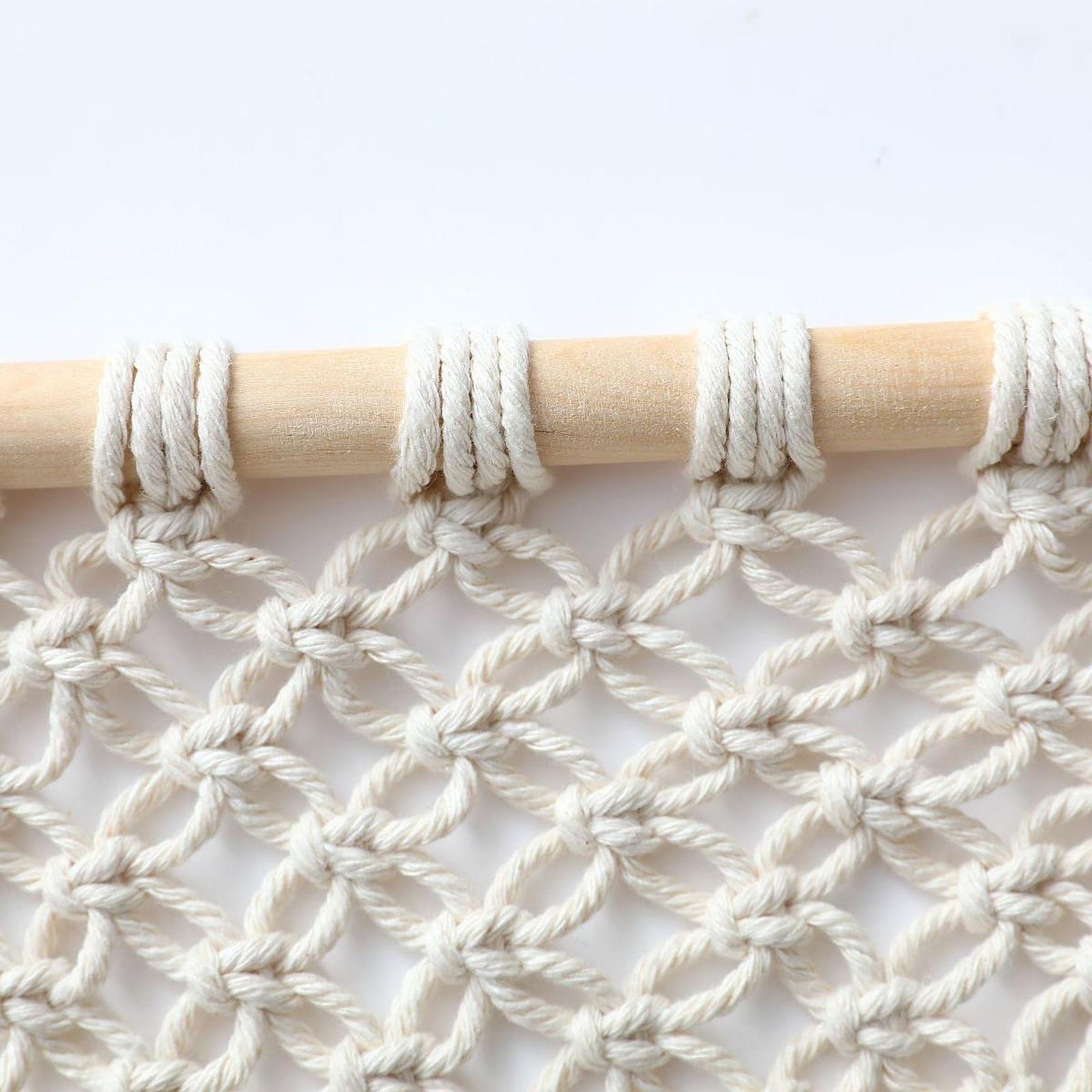 Macrame Bow Holder for Girls Hair Bows Woven Ornament Bow Organizer Tapestry