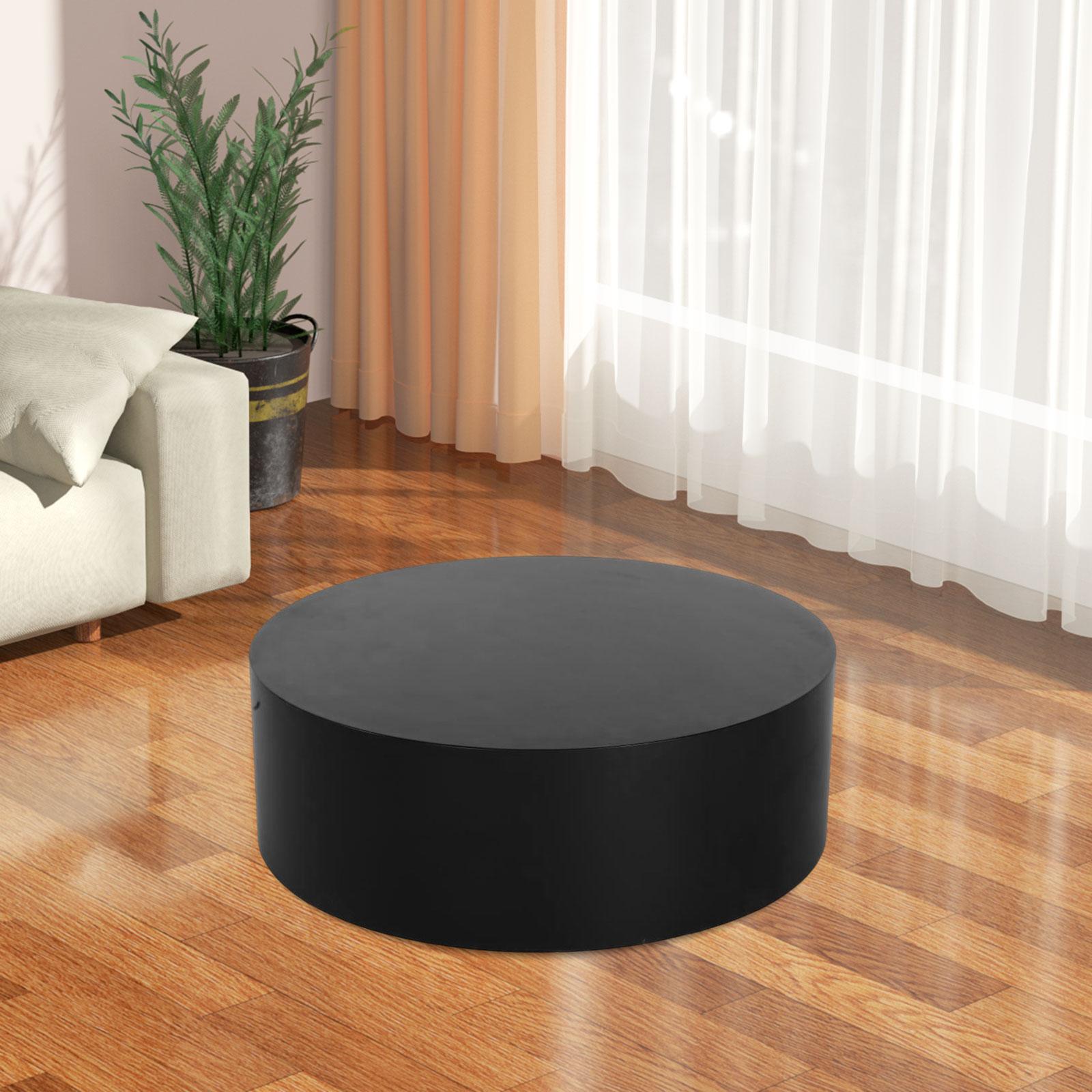 Mannequin Display Pedestal Stand Home Clothing Store Cylinder Pedestal Stand Black