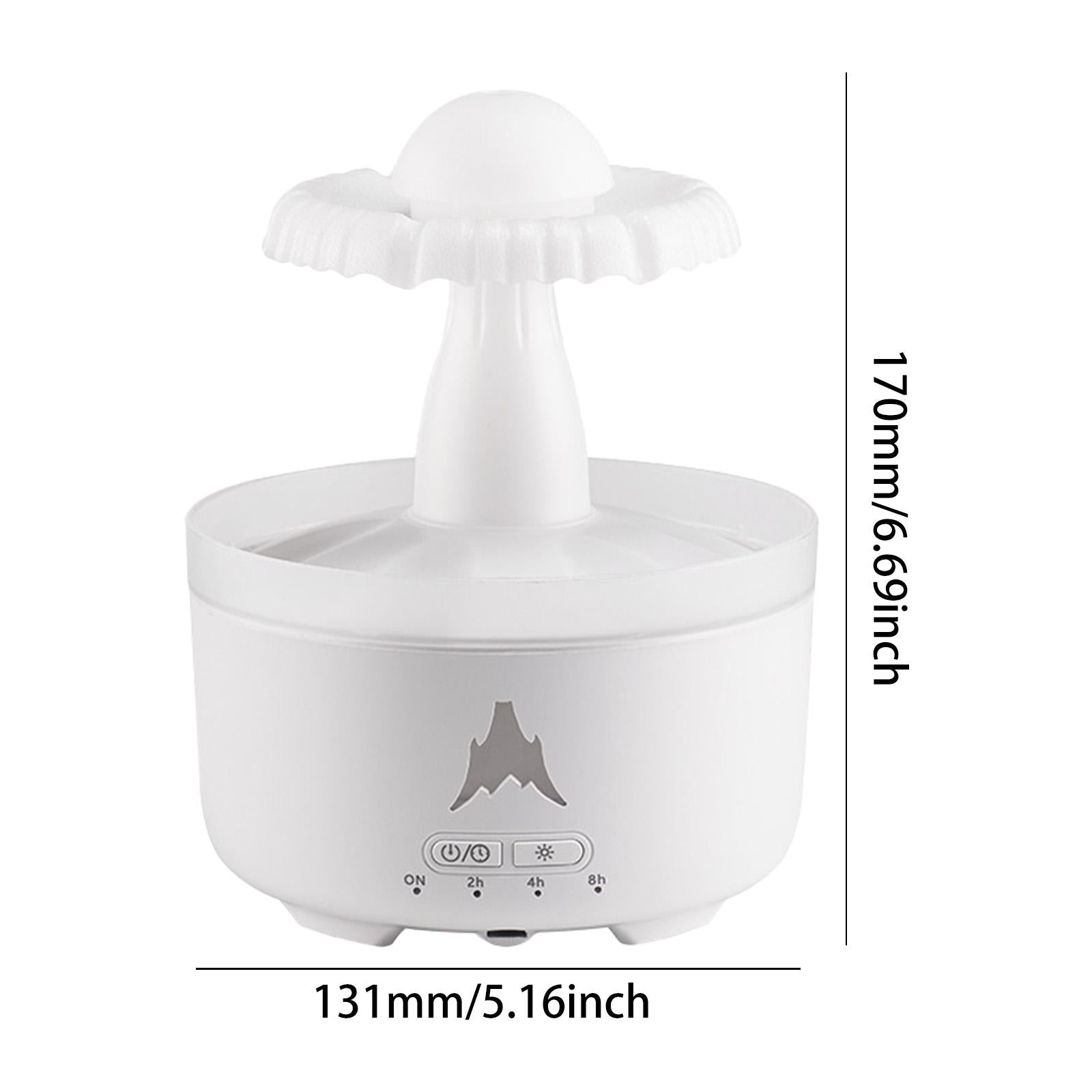 Raindrop Humidifier Essential Oil Diffuser US Power Adapter 3 timers for Gym