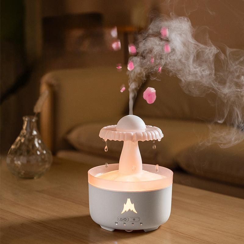 Mini Desk Humidifier Remote Control Night Light for Hotel Bedroom NightStand