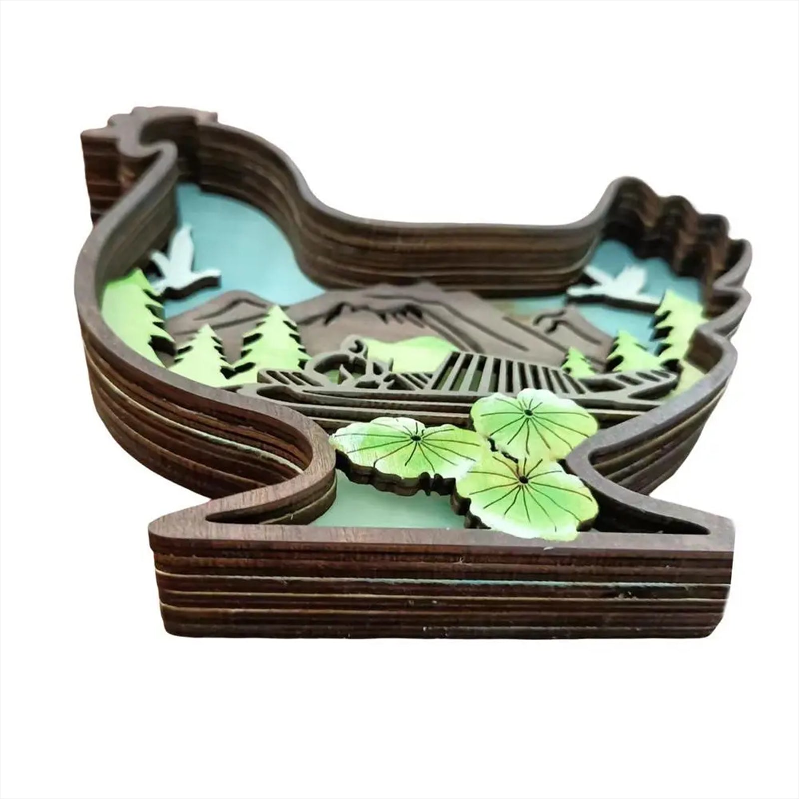 Chicken Statue Crafts Decorative Desk Ornament for Countertop Office Walkway