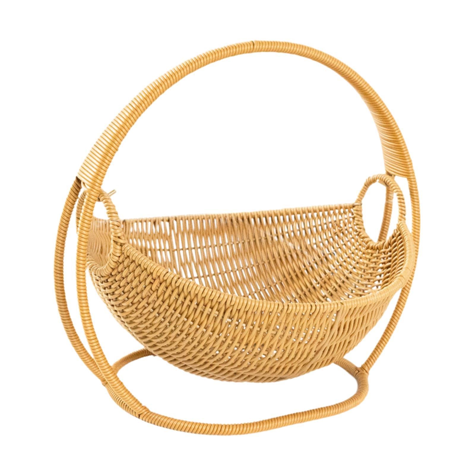PP Material Snack Bread Fruit Basket Sturdy Versatile Food Storage Organizer