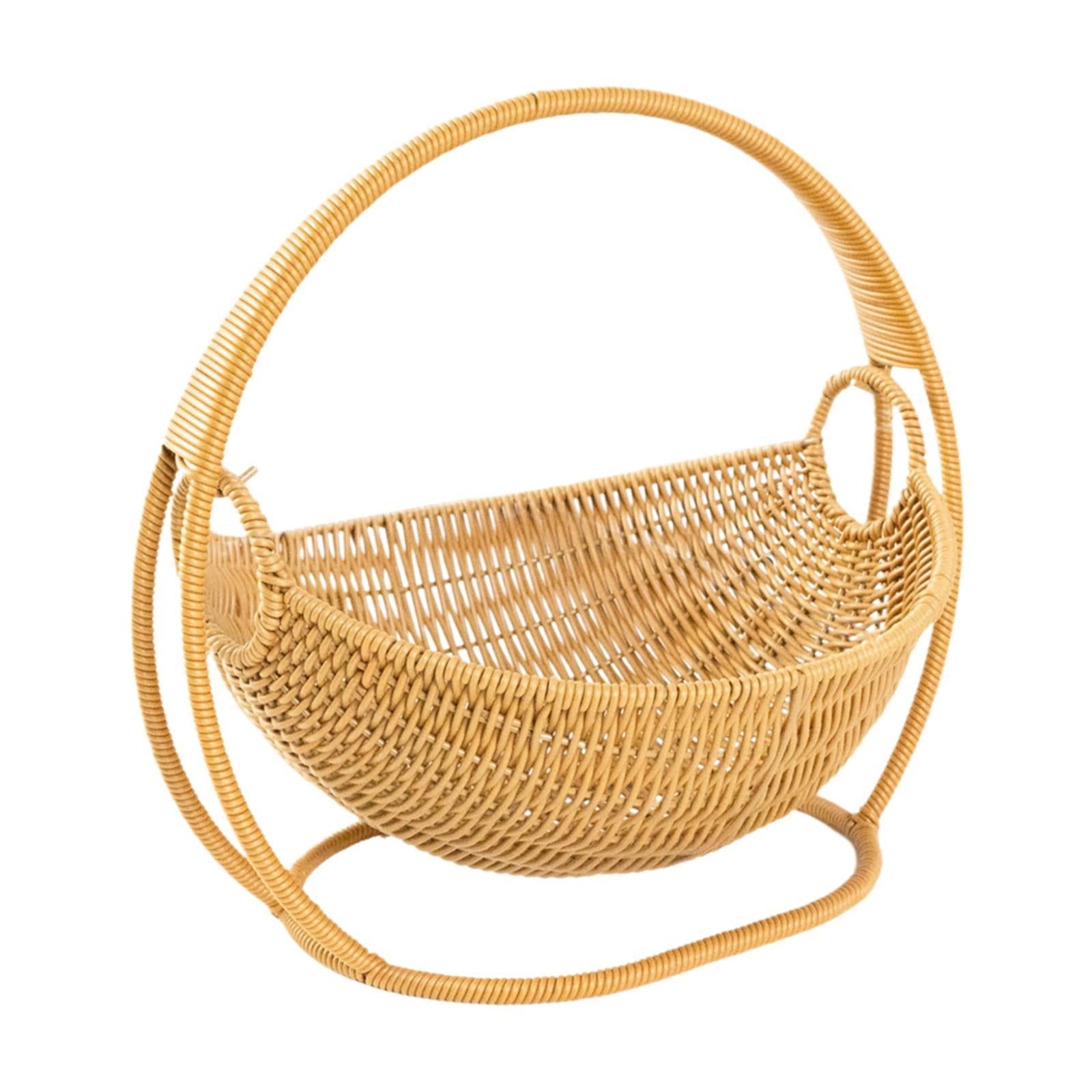 PP Material Snack Bread Fruit Basket Sturdy Versatile Food Storage Organizer