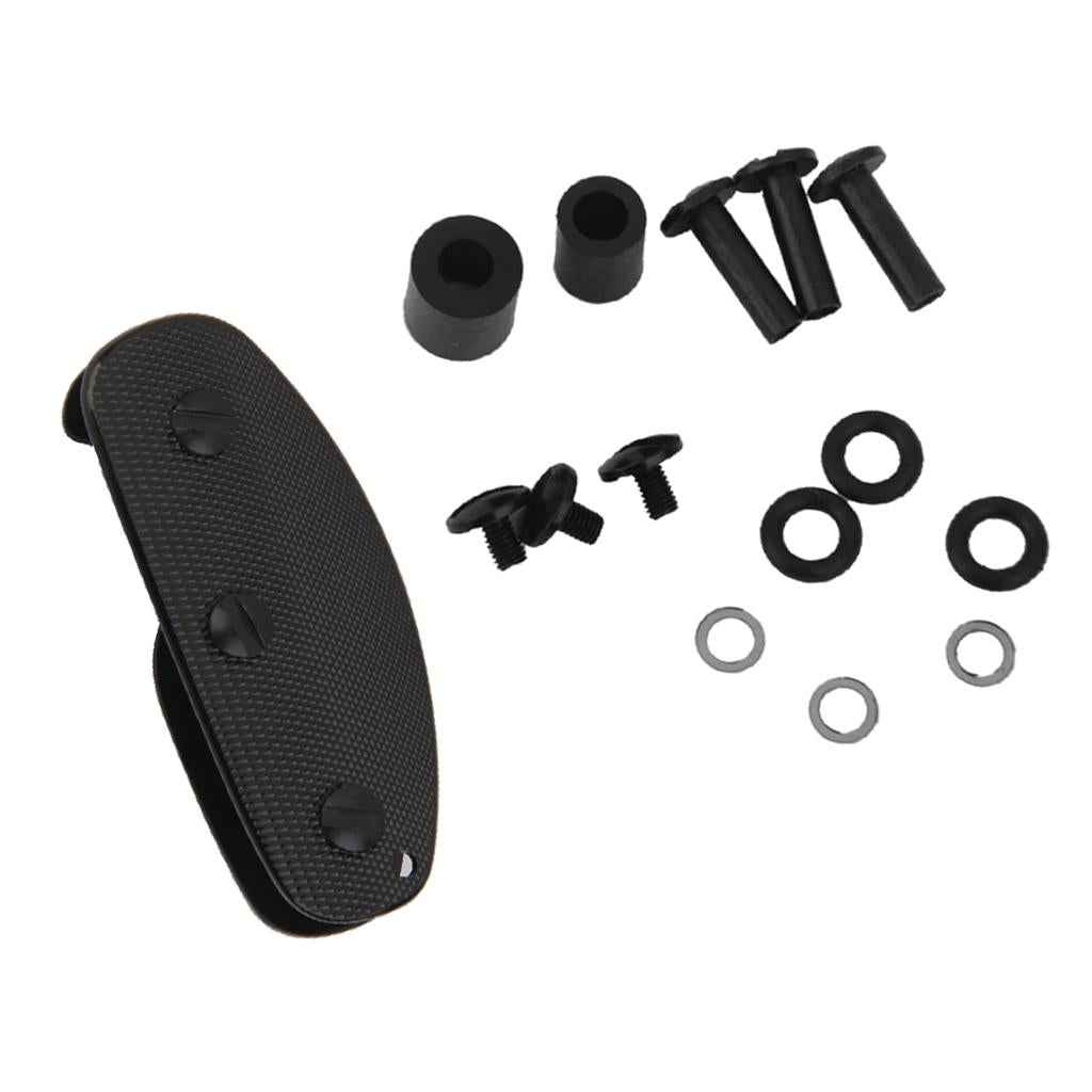 Aluminum Key Holder Organizer Clip Keyring Keychain Tool - Black