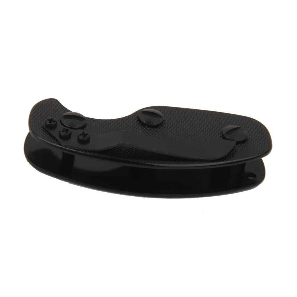 Aluminum Key Holder Organizer Clip Keyring Keychain Tool - Black