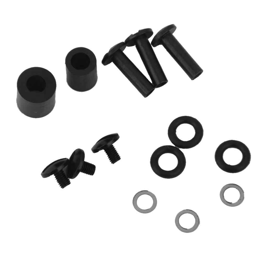 Aluminum Key Holder Organizer Clip Keyring Keychain Tool - Black
