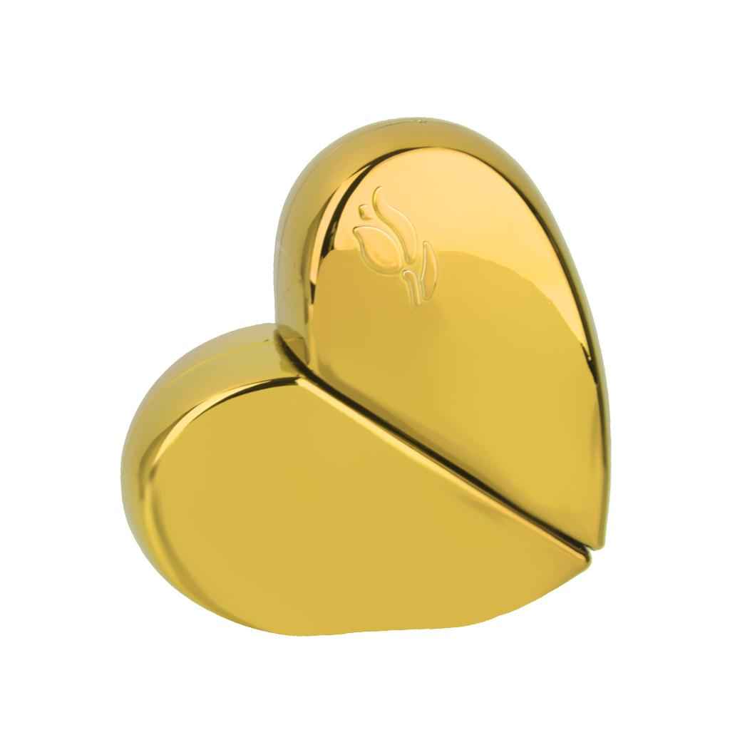 25ML Capacity Candy Heart Shape Refillable Spray Bottle Perfume Storage Holder Travel Lovers Gift Gold