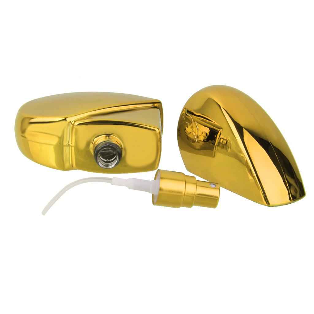 25ML Capacity Candy Heart Shape Refillable Spray Bottle Perfume Storage Holder Travel Lovers Gift Gold