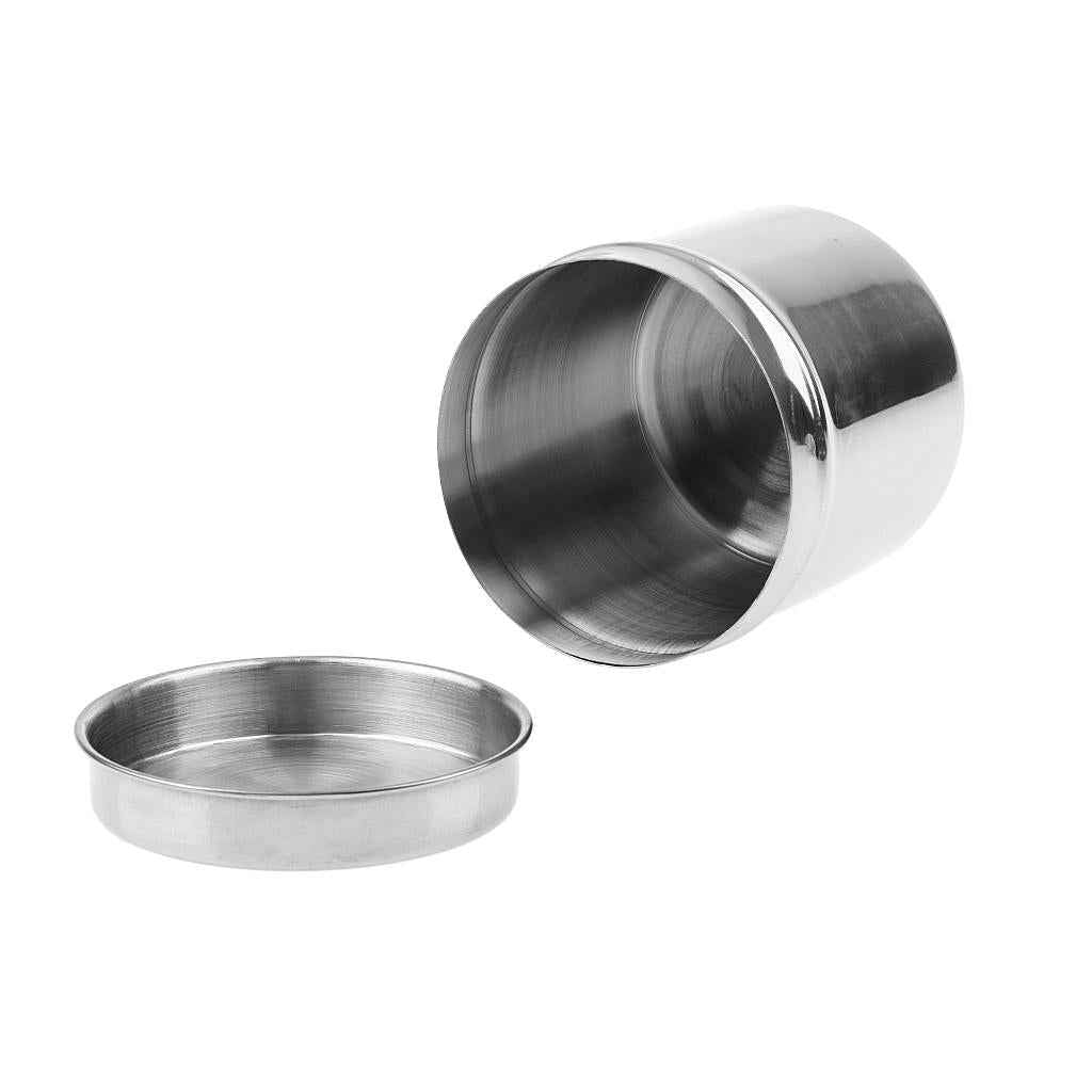8cm Stainless Steel Box Holder for Medical Cotton Ball Gauze Dressing Tampon