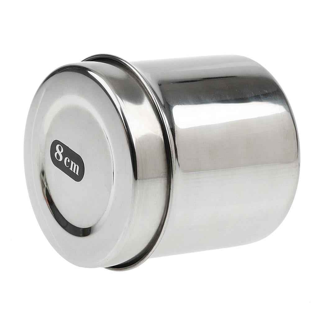 8cm Stainless Steel Box Holder for Medical Cotton Ball Gauze Dressing Tampon