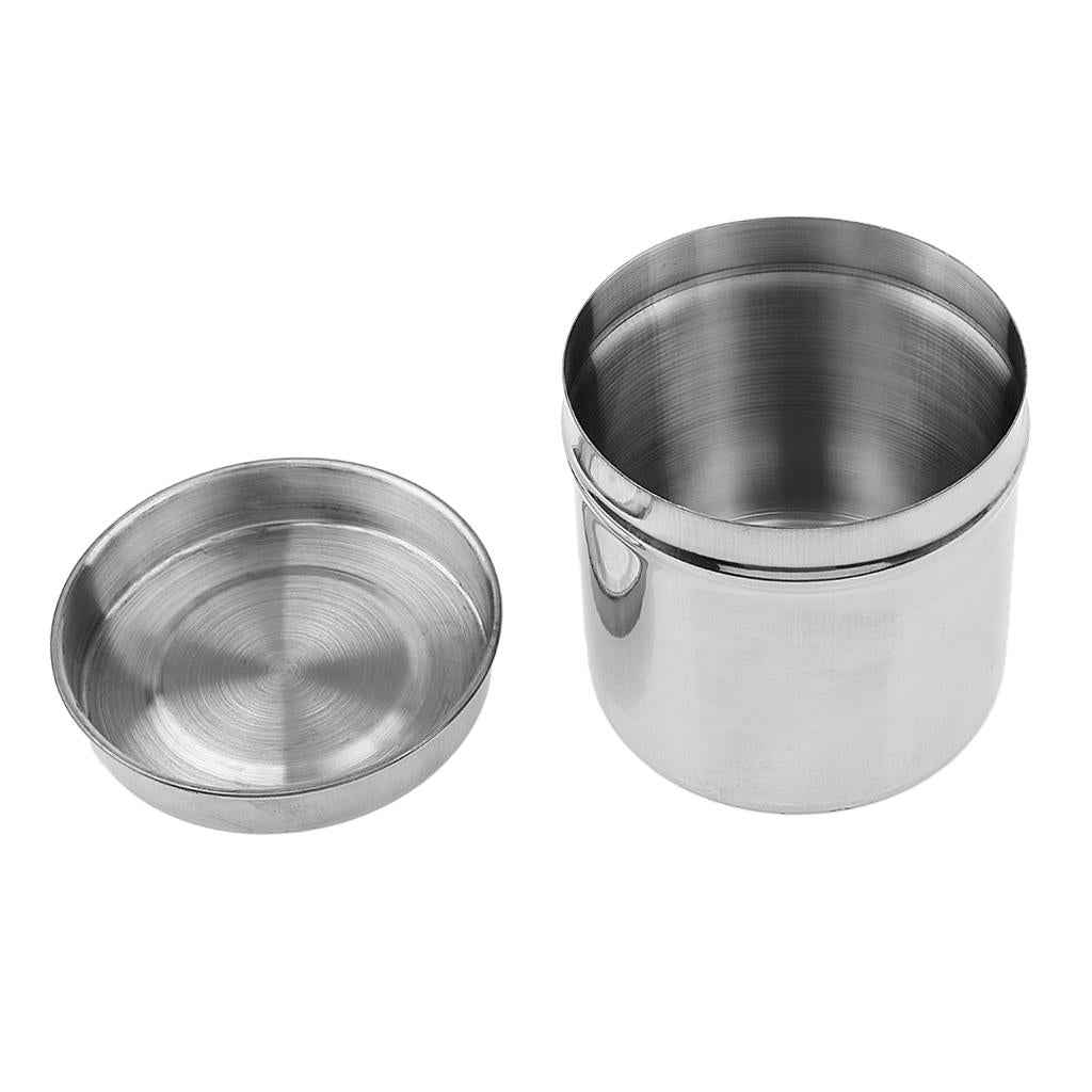 8cm Stainless Steel Box Holder for Medical Cotton Ball Gauze Dressing Tampon