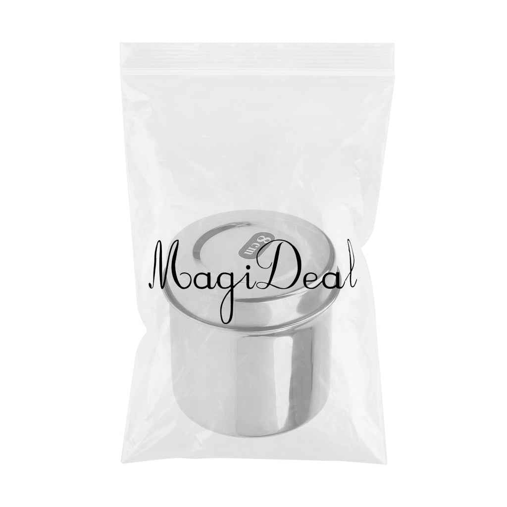 8cm Stainless Steel Box Holder for Medical Cotton Ball Gauze Dressing Tampon