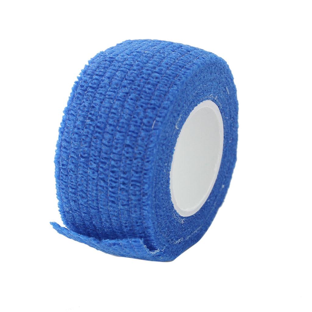 2 Pieces 2.5cm First Aid Strap Self-Adhesive Roll Wrap Bandage Gauze Tape 02