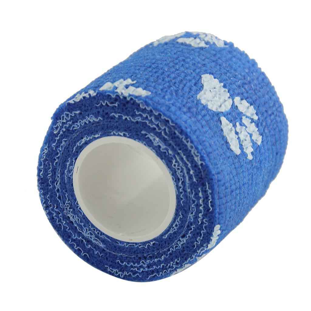 Cat Dog Pet Supplies Sweat Moisture Absorbing Cohesive Bandage Gauze Tape Claws Print Pattern Charms Blue