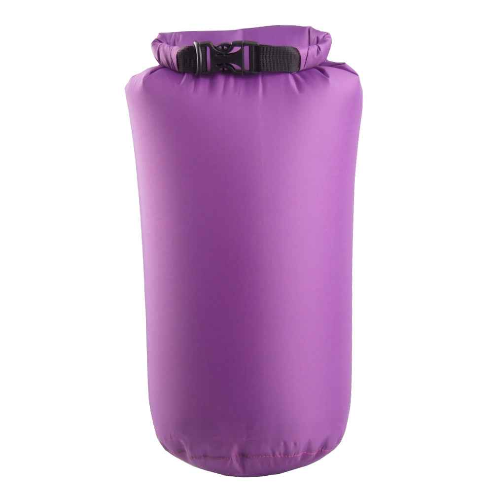 6L Waterproof Roll Top Compression Bag Dry Sack for Camping Floating Purple
