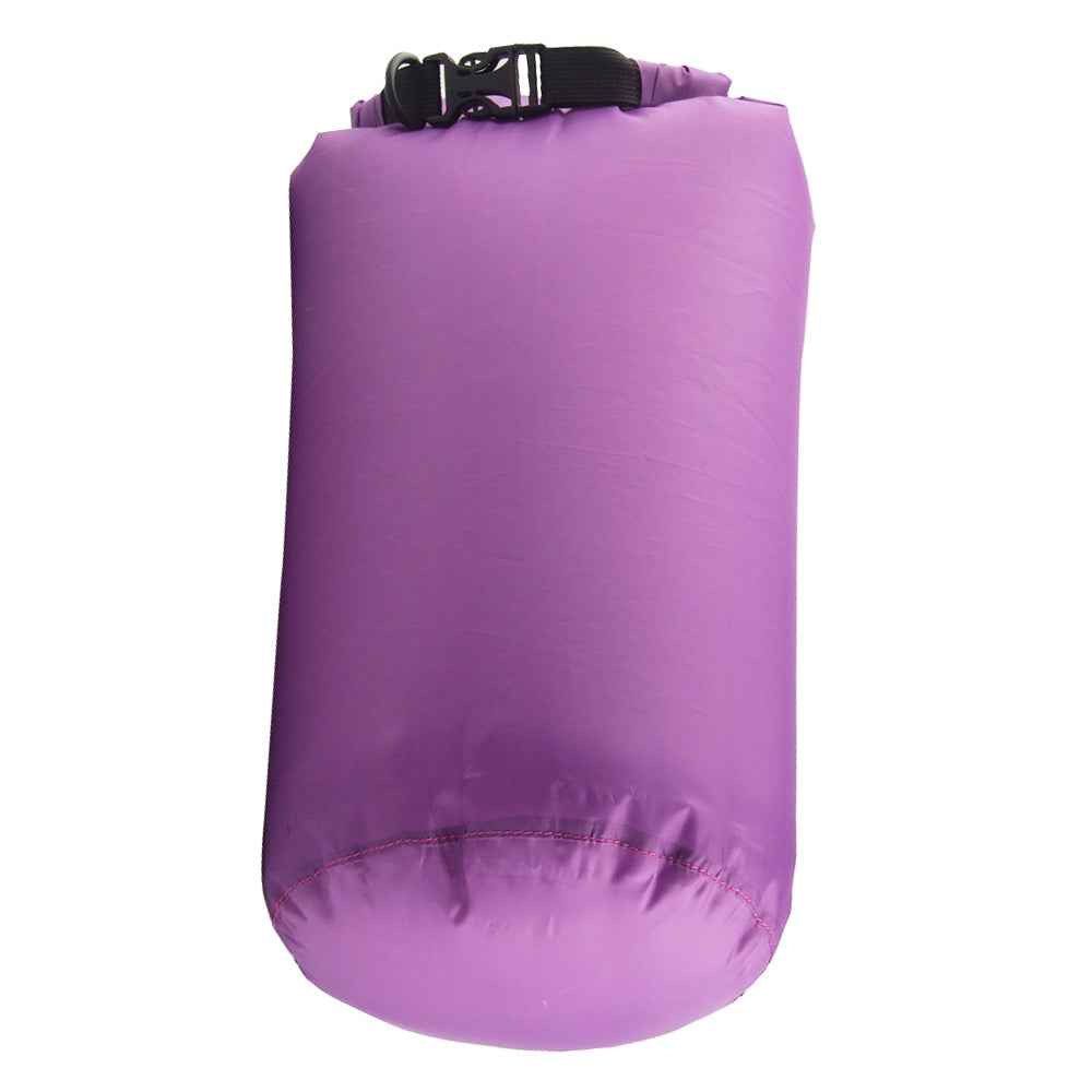 6L Waterproof Roll Top Compression Bag Dry Sack for Camping Floating Purple
