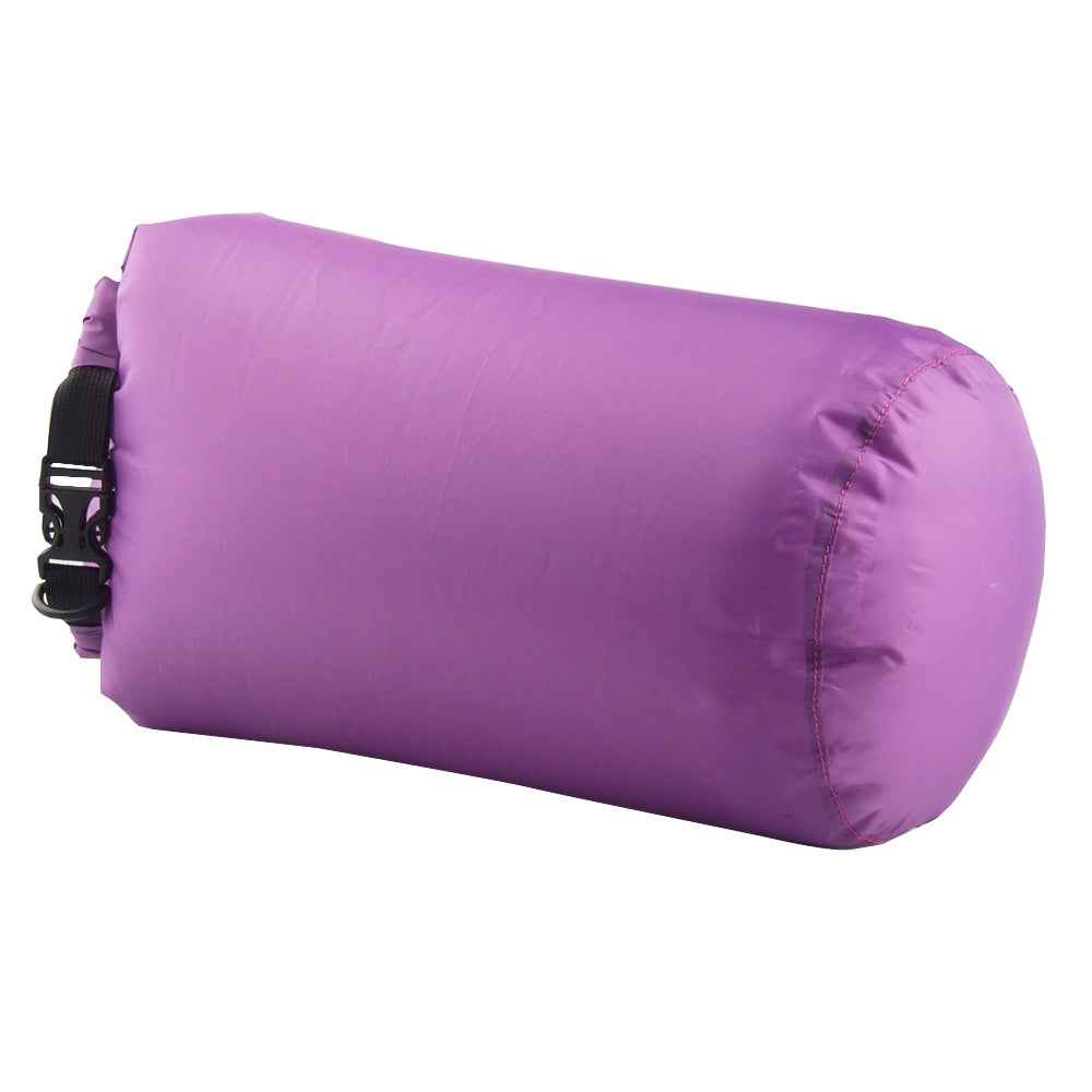 6L Waterproof Roll Top Compression Bag Dry Sack for Camping Floating Purple