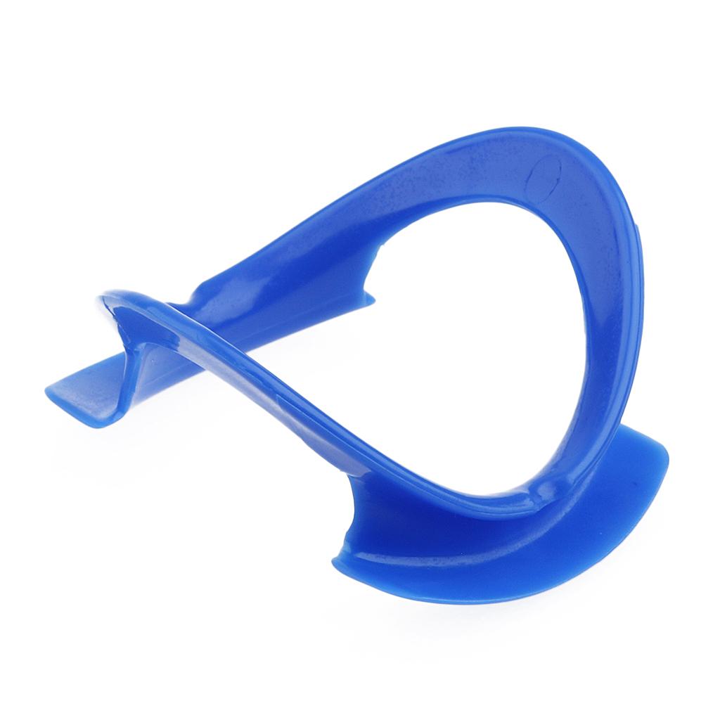 2 PCS Dental Teeth Whitening Cheek Retractor Model O-shape Blue