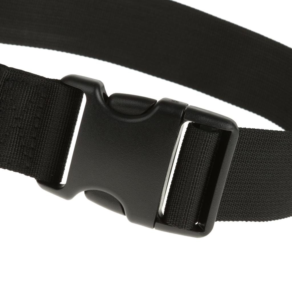 120cm Army Tactical Quick Release Rescue Rigger Military Webbing Belt -Black