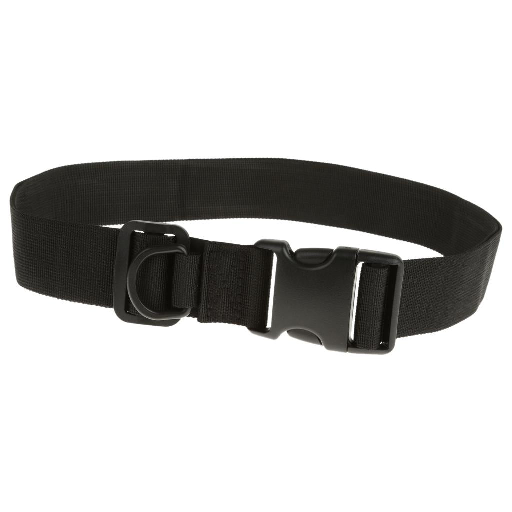 120cm Army Tactical Quick Release Rescue Rigger Military Webbing Belt -Black