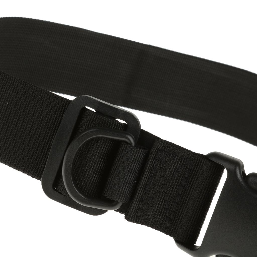 120cm Army Tactical Quick Release Rescue Rigger Military Webbing Belt -Black