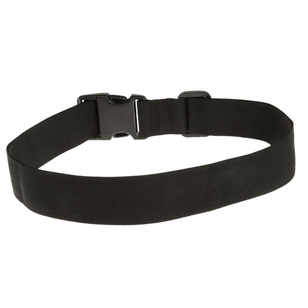 120cm Army Tactical Quick Release Rescue Rigger Military Webbing Belt -Black