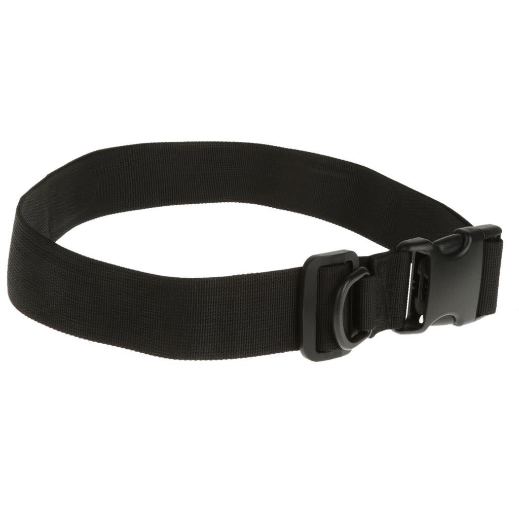 120cm Army Tactical Quick Release Rescue Rigger Military Webbing Belt -Black