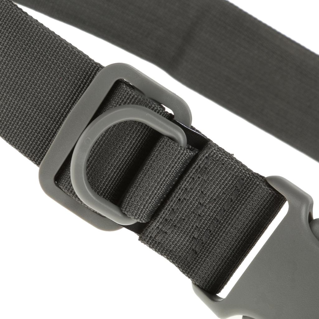 120cm Army Tactical Quick Release Rescue Rigger Military Webbing Belt -Gray