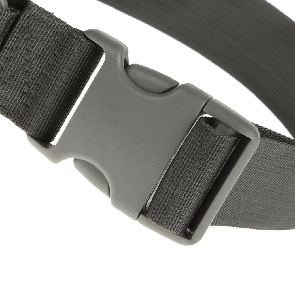 120cm Army Tactical Quick Release Rescue Rigger Military Webbing Belt -Gray