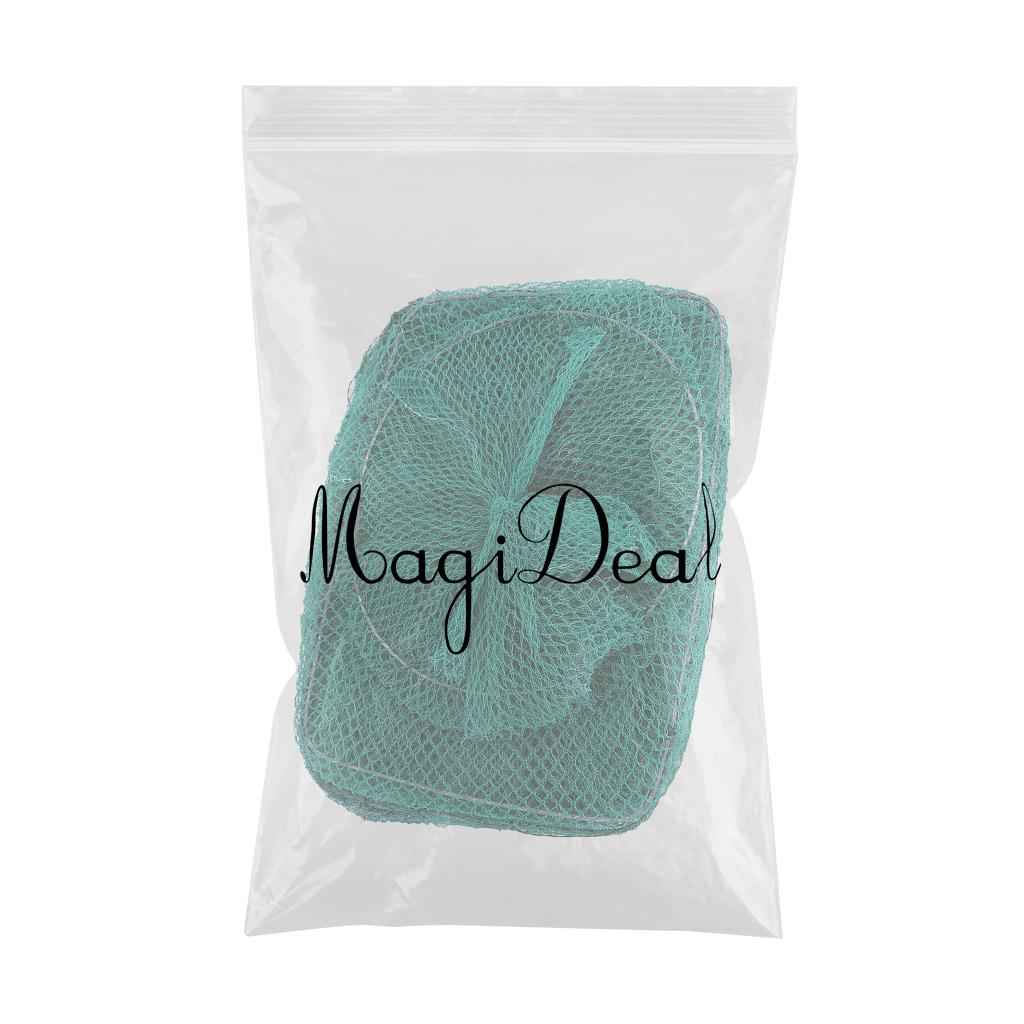 Nylon Foldable Square Fishing Net Shrimp Net Landing Net with 16 Section