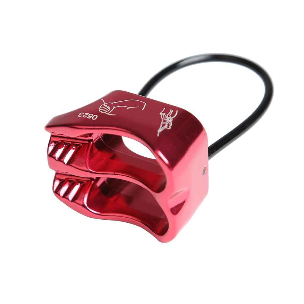 Pro Rock Climbing Tree Carving Double Slot Belay Device Rappelling Equipment