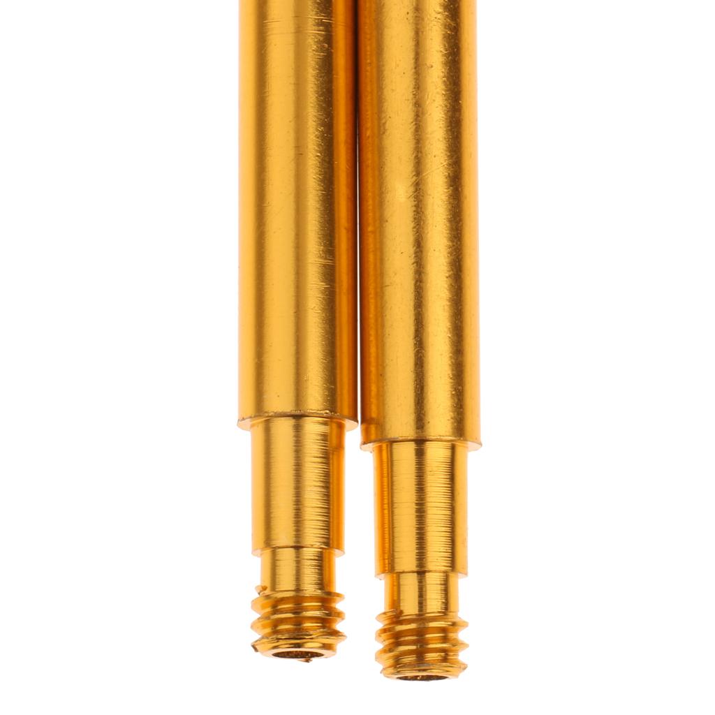 4x2pcs Cycling Bike Bicycle Presta Valve Extensions Extender 60mm Gold