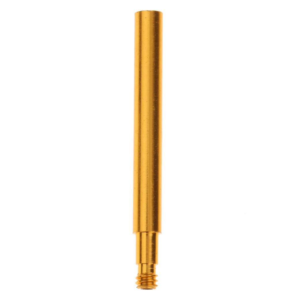 3x2pcs Cycling Bike Bicycle Presta Valve Extensions Extender 60mm Gold