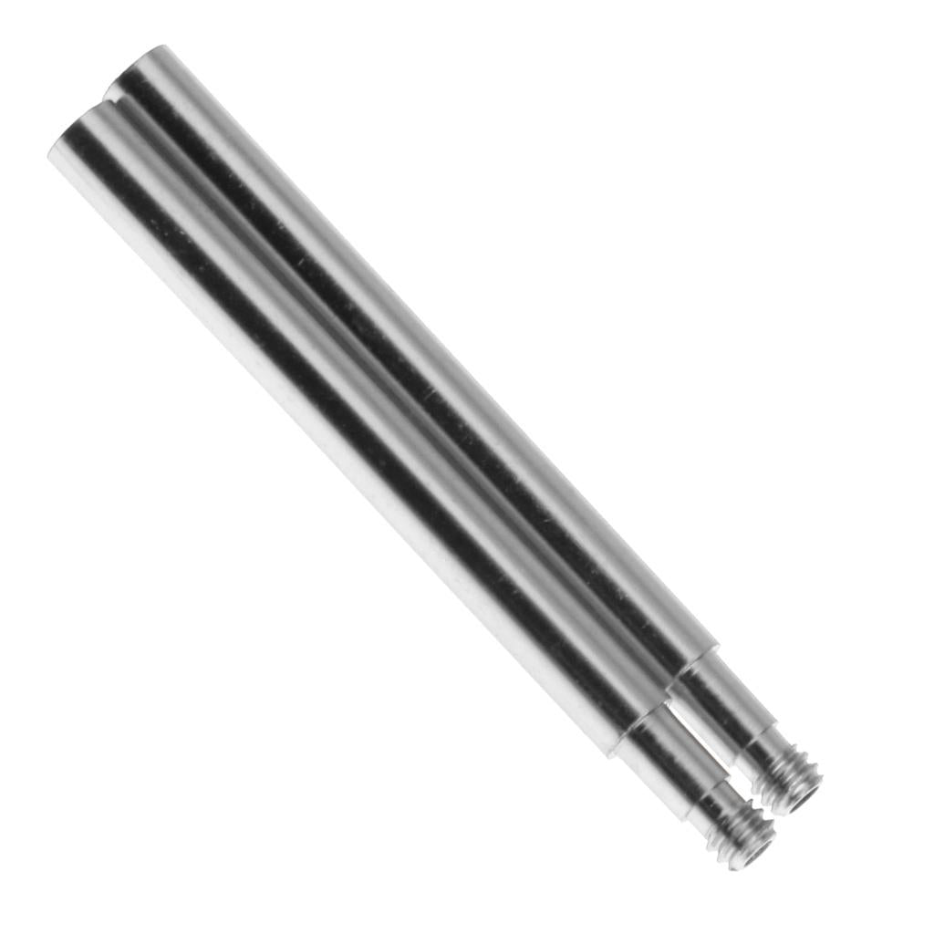 3x2pcs Cycling Bike Bicycle Presta Valve Extensions Extender 60mm Silver