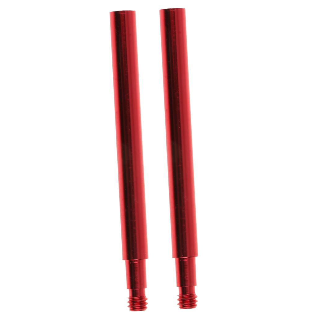4x2pcs Cycling Bike Bicycle Presta Valve Extensions Extender 70mm Red